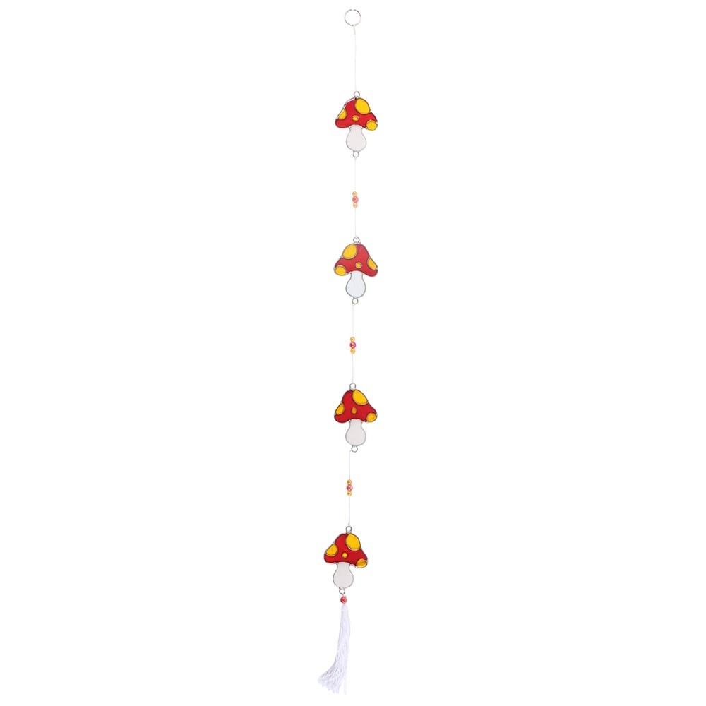 Something Different - String of Mushroom Suncatcher - Multicolours